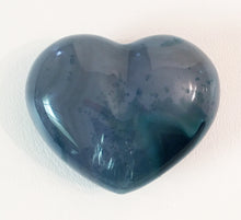 Load image into Gallery viewer, Blue Agate Puffy Heart No. 7
