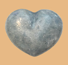 Load image into Gallery viewer, Blue Calcite Puffy Heart for easier detox