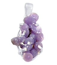 Load image into Gallery viewer, Grape Chalcedony Pendant aka Manakarra Botryoidai Pendant