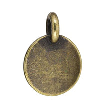 Load image into Gallery viewer, Recovery Charm Brass Oxide Pewter by TierraCast