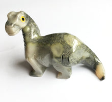 Load image into Gallery viewer, Brontosaurus Figurine Soapstone Carving