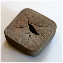 Load image into Gallery viewer, Japanese Square Vase in Bronze Pebble Finish