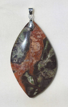 Load image into Gallery viewer, Rhyolite Pendant aka Wonderstone Flame Pendant