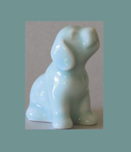 Load image into Gallery viewer, Year of the Dog Figurine Celadon Glazed Porcelain