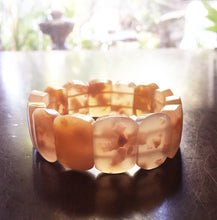 Load image into Gallery viewer, Cherry Blossom Agate Bracelet Exceptional Quality