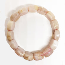 Load image into Gallery viewer, Cherry Blossom Agate Bracelet in size large