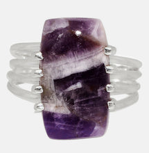 Load image into Gallery viewer, Chevron Amethyst Ring Size 9.5