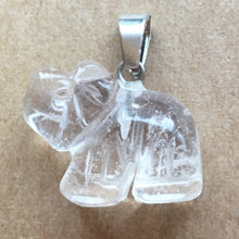 Load image into Gallery viewer, Gemstone Elephant Charm or Pendant