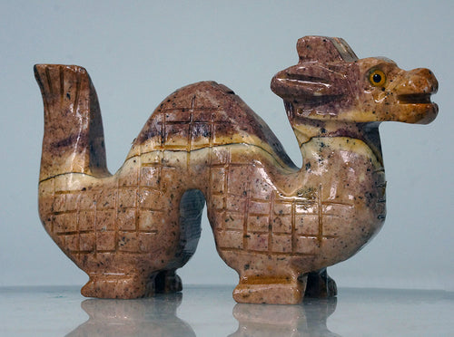 Dragon Figurine Soapstone Carving