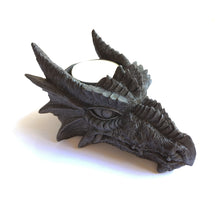 Load image into Gallery viewer, Dragon Tea Light Holder cast from lightweight Polyresin.