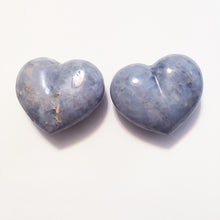 Load image into Gallery viewer, Dumortierite Puffy Heart for Longevity