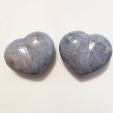 Load image into Gallery viewer, Dumortierite Puffy Heart for Longevity