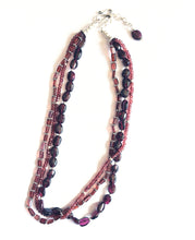 Load image into Gallery viewer, Vintage Tibetan Natural Garnet Necklace Choker