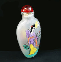 Load image into Gallery viewer, Heian Woman with Incense Snuff Bottle Glass Ornament