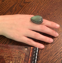 Load image into Gallery viewer, Labradorite Ring Size 6.5 Filigree Ring