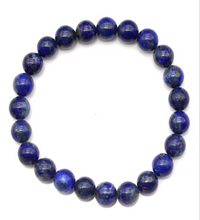 Load image into Gallery viewer, Lapis Lazuli Bead Stretch Bracelet