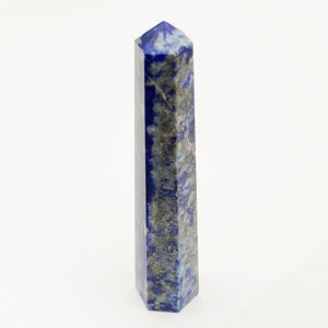 Lapis Lazuli Point 3 inch gemstone point hexagonal obelisk