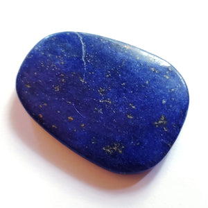 Lapis Lazuli Flat Palm Stone