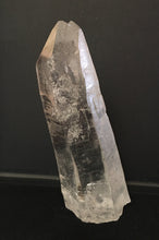 Load image into Gallery viewer, Lemurian Laser Wand for accessing sacred information with unusual threads of Black Tourmaline