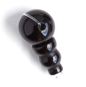 Black Onyx 10mm Mala Guru Bead for stringing your own mala