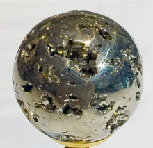 Load image into Gallery viewer, Pyrite Sphere 42mm