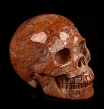 Load image into Gallery viewer, Red Crazy Lace Agate Skull 1 lb!