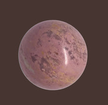 Load image into Gallery viewer, Rhodochrosite with Bits of Clear Quartz 2 Inch Sphere