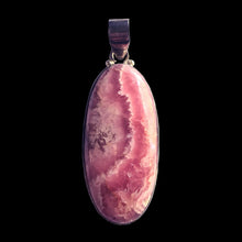 Load image into Gallery viewer, Rhodochrosite Pendant in Sterling Silver