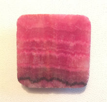Load image into Gallery viewer, Rhodochrosite Cabochon from Argentina in a puffy-square