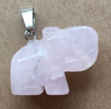 Load image into Gallery viewer, Gemstone Elephant Charm or Pendant