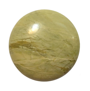Serpentine Palm Stone 2" round