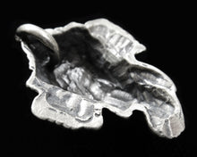 Load image into Gallery viewer, Lord Ganesh Head Silver-Plated Solid Brass Charm