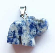 Load image into Gallery viewer, Gemstone Elephant Charm or Pendant