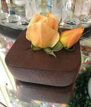 Load image into Gallery viewer, Japanese Square Vase in Bronze Pebble Finish