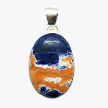 Load image into Gallery viewer, Sunset Sodalite pendant in oval shape