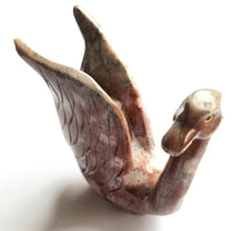 Load image into Gallery viewer, Swan Figurine Soapstone Carving