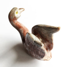 Load image into Gallery viewer, Swan Figurine Soapstone Carving