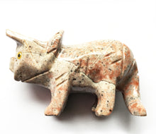 Load image into Gallery viewer, Triceratops Figurine Soapstone Carving