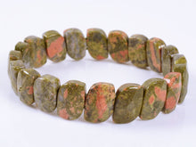 Load image into Gallery viewer, Unakite Beads Stretch Bracelet