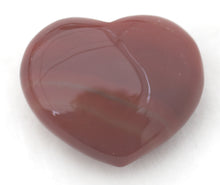 Load image into Gallery viewer, Carnelian Puffy Heart with a druzy pattern.  45mm