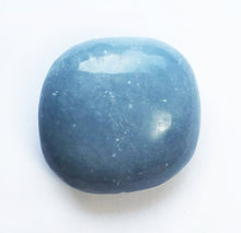 Load image into Gallery viewer, Angelite Palm Stone 1.5 inches long - put it in your pocket