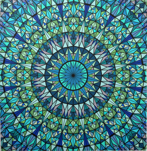 Meditation Cloth Kaleidoscopic Design great tarot cloth
