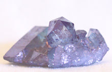Load image into Gallery viewer, Aqua Aura Quartz Crystal Mini Cluster Lavender Tinge