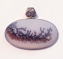 Load image into Gallery viewer, Dendritic Agate Pendant set in Sterling Silver