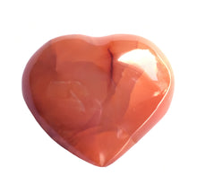 Load image into Gallery viewer, Carnelian Puffy Heart for happiness.  Extra small 33mm wide.