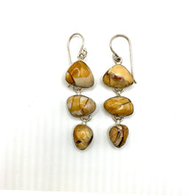 Load image into Gallery viewer, Brecciated Mookaite Earrings in Sterling Silver