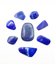 Load image into Gallery viewer, Lapis Lazuli Flat Palm Stone