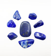 Load image into Gallery viewer, Lapis Lazuli Flat Palm Stone