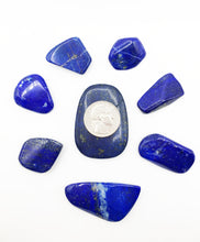 Load image into Gallery viewer, Lapis Lazuli Flat Palm Stone