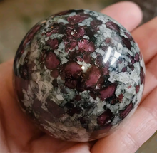 Load image into Gallery viewer, Eudialyte Sphere 2 Inch